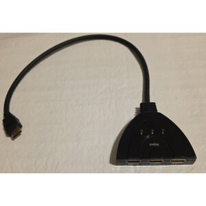 3 Port HDMI Splitter Cable 1080P Switch Switcher Hub Adapter for HDTV